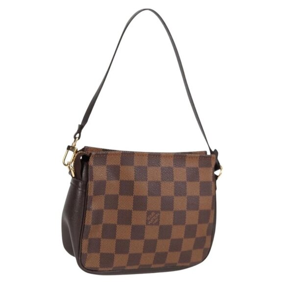 LOUIS VUITTON Damier Ebene Trousse Makeup Pouch - Picture 1 of 16
